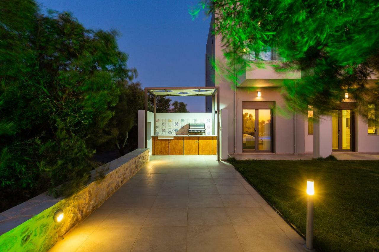 Villa Anemolia Lefkogeia Bagian luar foto