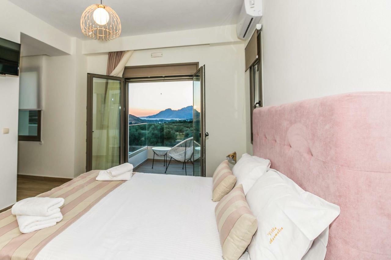 Villa Anemolia Lefkogeia Bagian luar foto