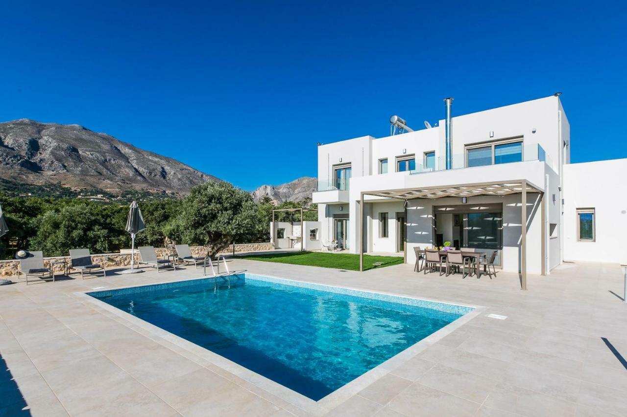 Villa Anemolia Lefkogeia Bagian luar foto