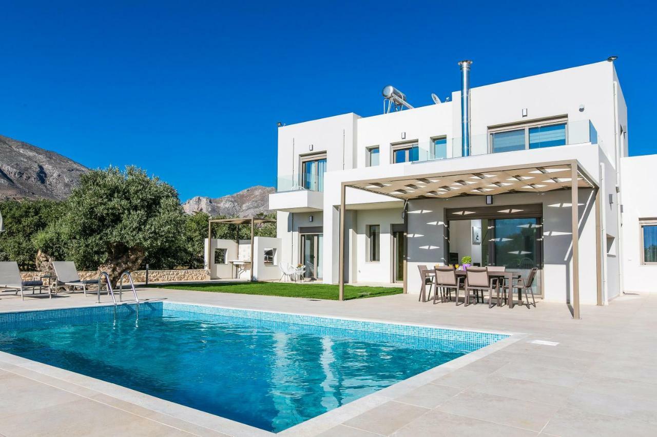 Villa Anemolia Lefkogeia Bagian luar foto
