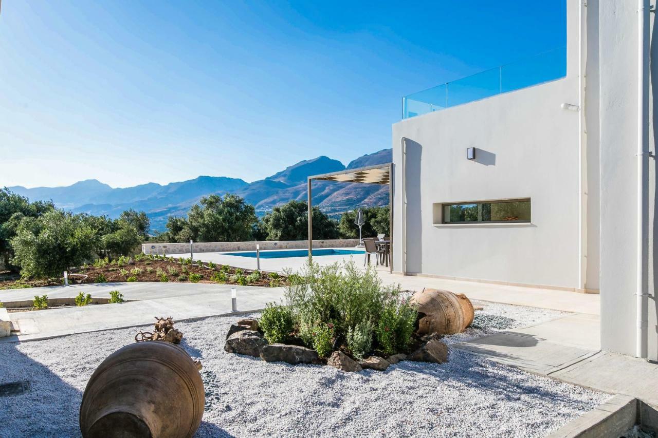 Villa Anemolia Lefkogeia Bagian luar foto