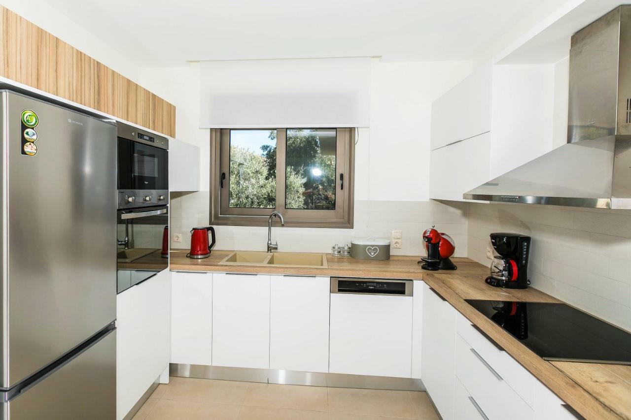Villa Anemolia Lefkogeia Bagian luar foto