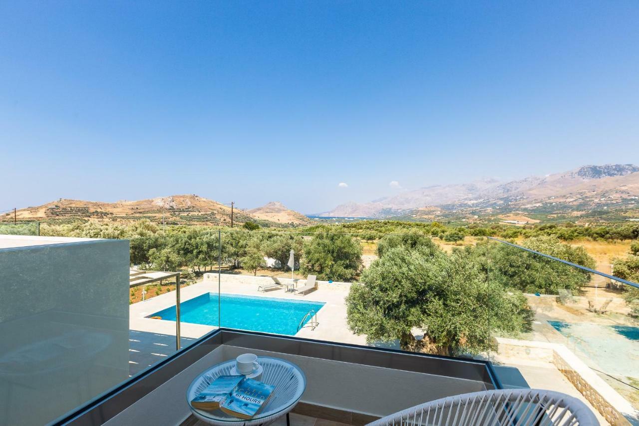 Villa Anemolia Lefkogeia Bagian luar foto