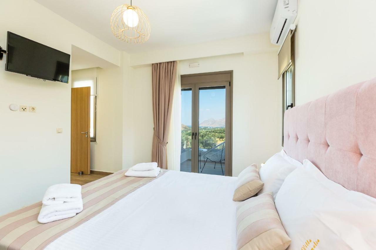 Villa Anemolia Lefkogeia Bagian luar foto