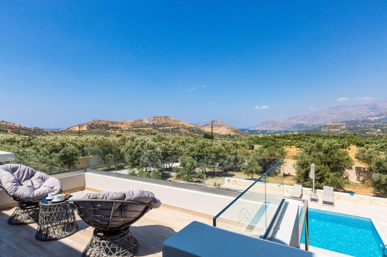 Villa Anemolia Lefkogeia Bagian luar foto