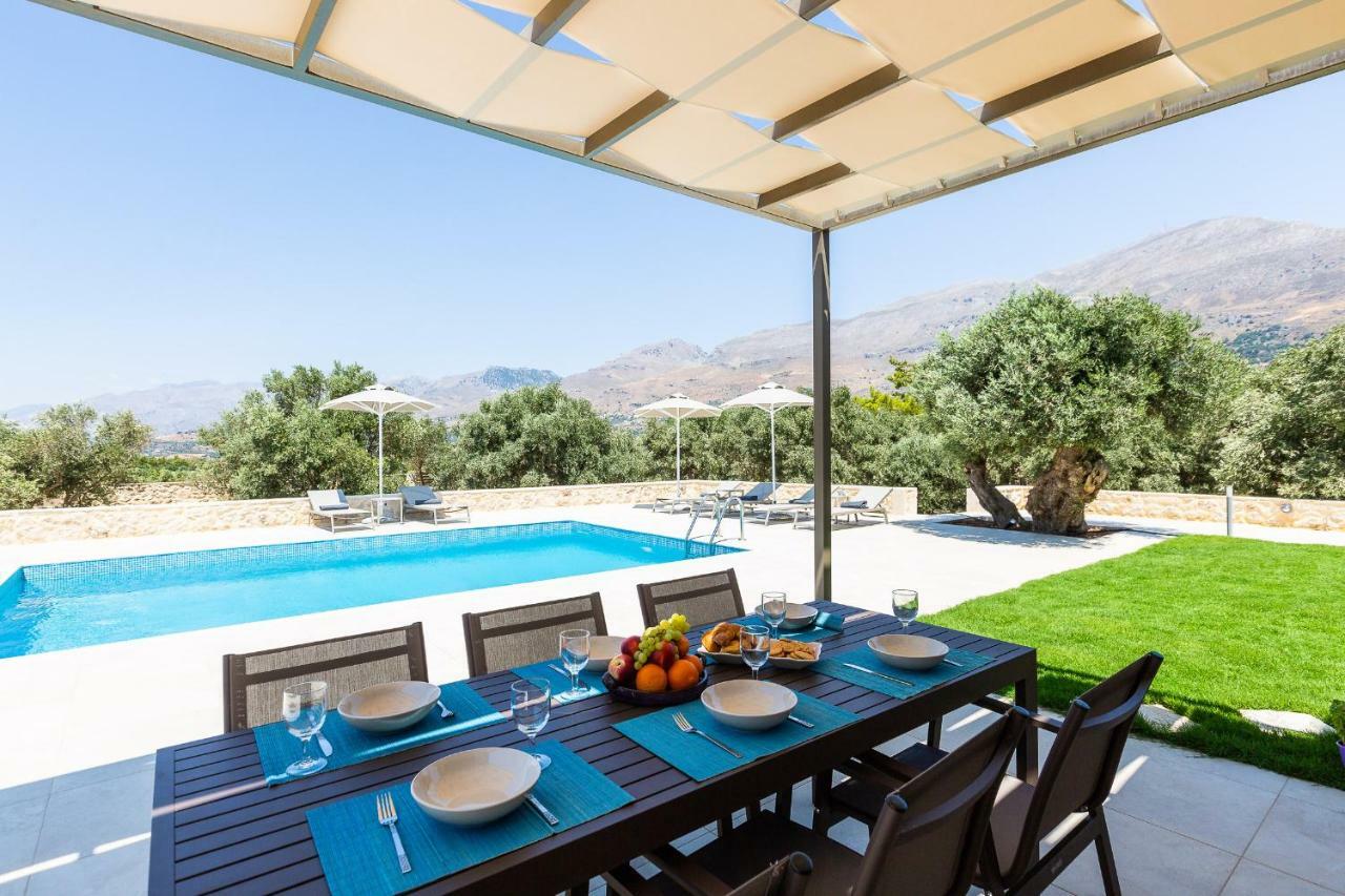 Villa Anemolia Lefkogeia Bagian luar foto