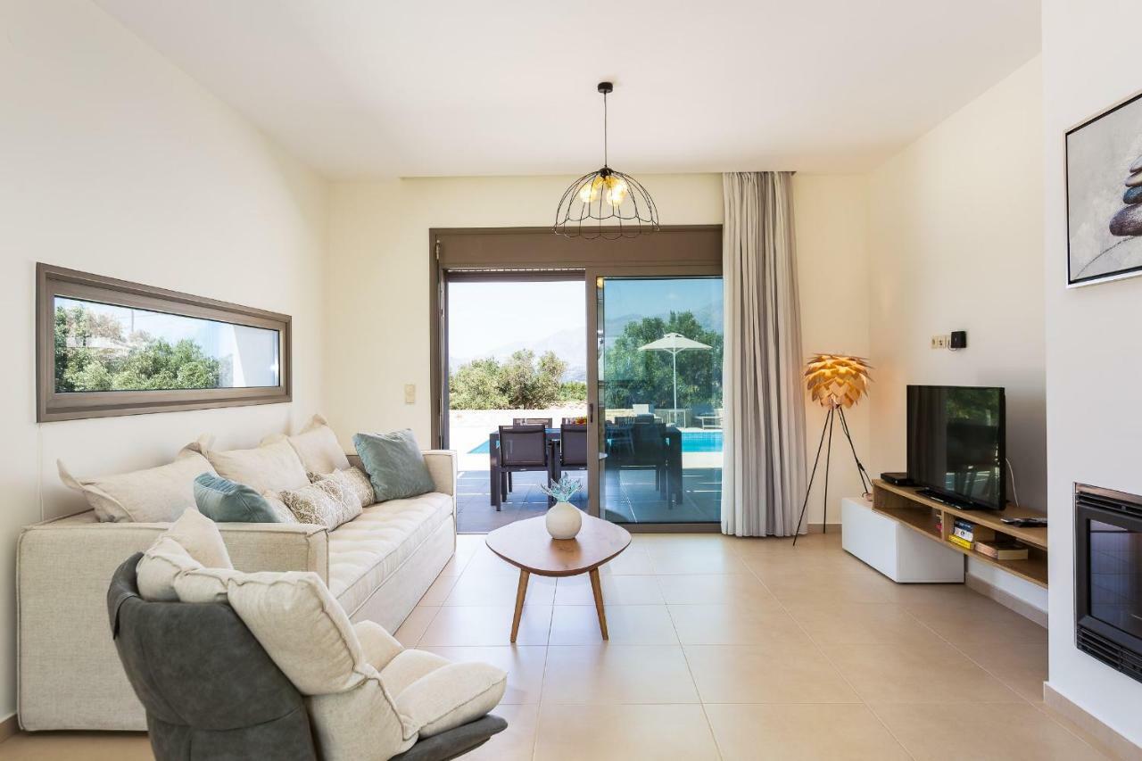 Villa Anemolia Lefkogeia Bagian luar foto