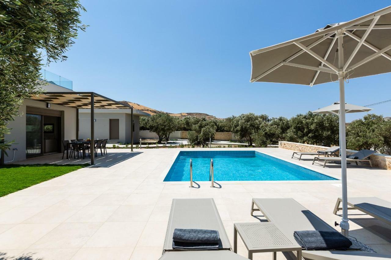 Villa Anemolia Lefkogeia Bagian luar foto