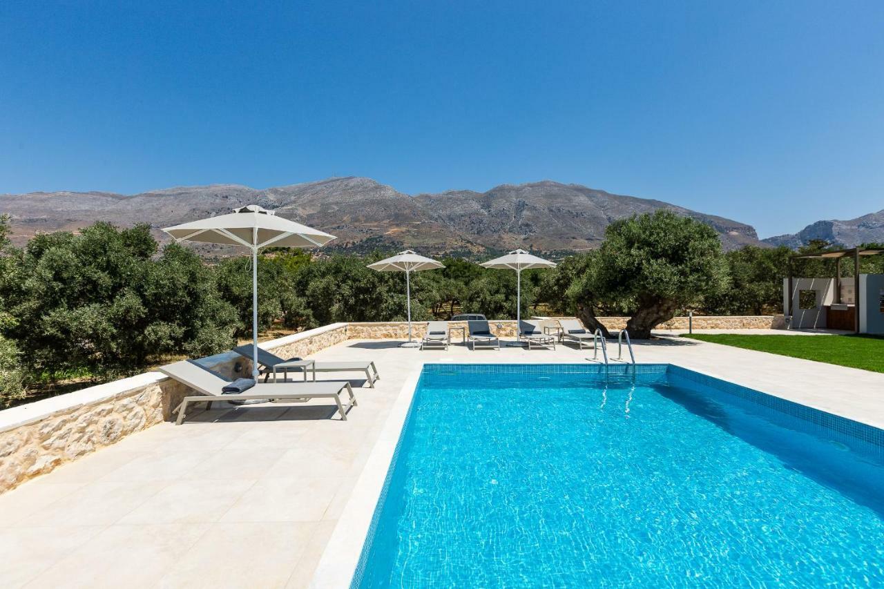 Villa Anemolia Lefkogeia Bagian luar foto